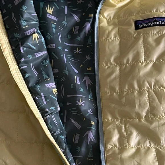 Patagonia Nano Puff Yellow Quilted Vest - Picture 4 of 5
